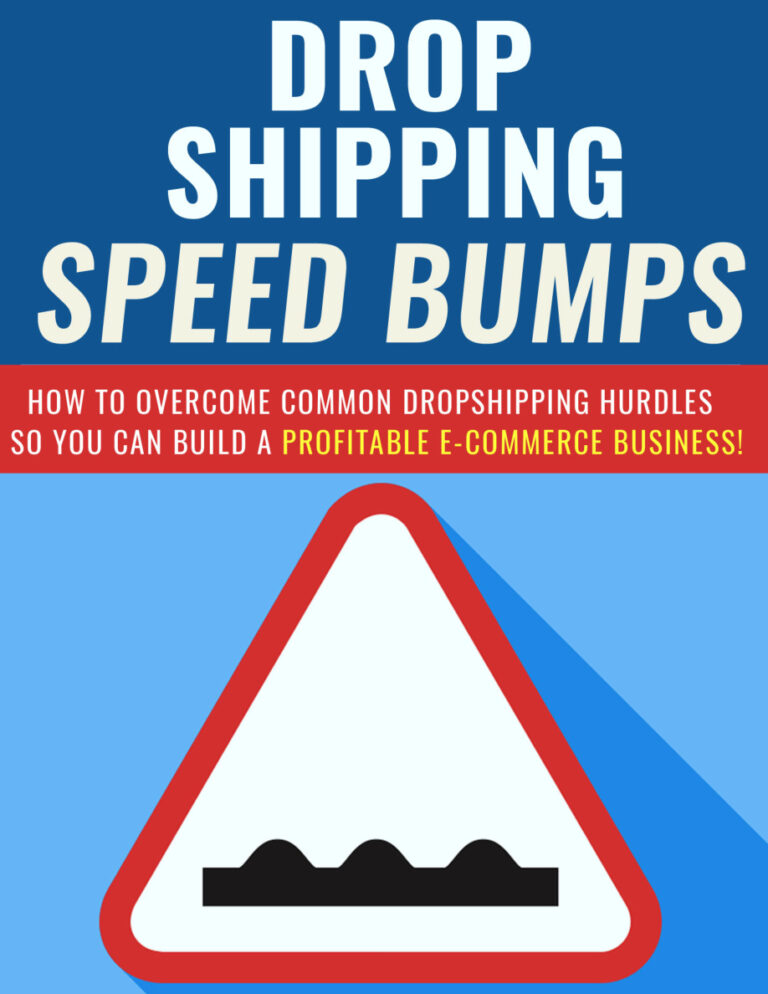 Drop Shipping Speed Bumps PDF Download – Unknown Author