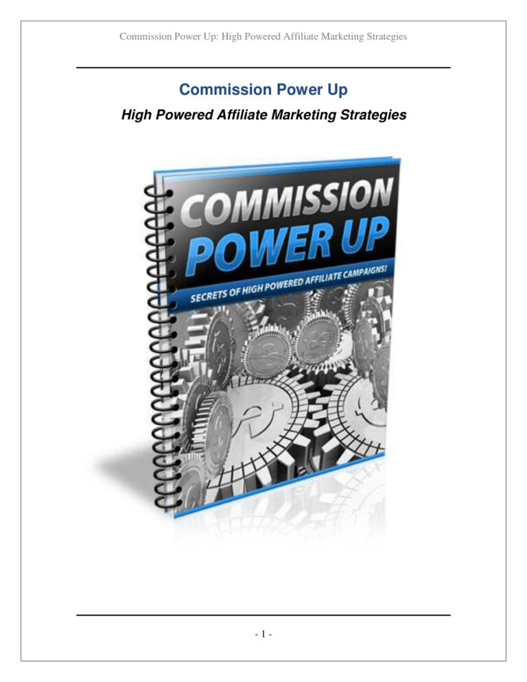Commission Power Up PDF Download – Unknown Author