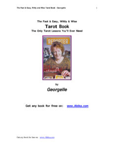 68af3cf0ad21d the fast and easy witty and wise tarot book georgelle the only tarot lessons you ll ever need Kitap Kapağı