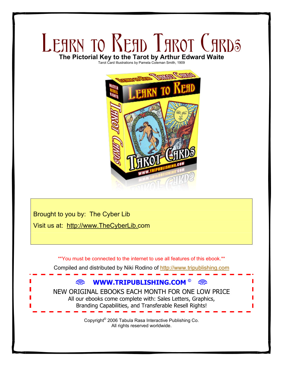 Learn to Read Tarot Cards PDF Download