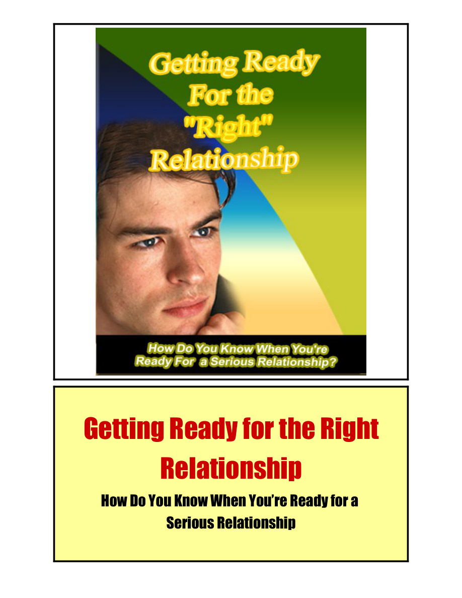 Getting Ready for the Right Relationship PDF Download