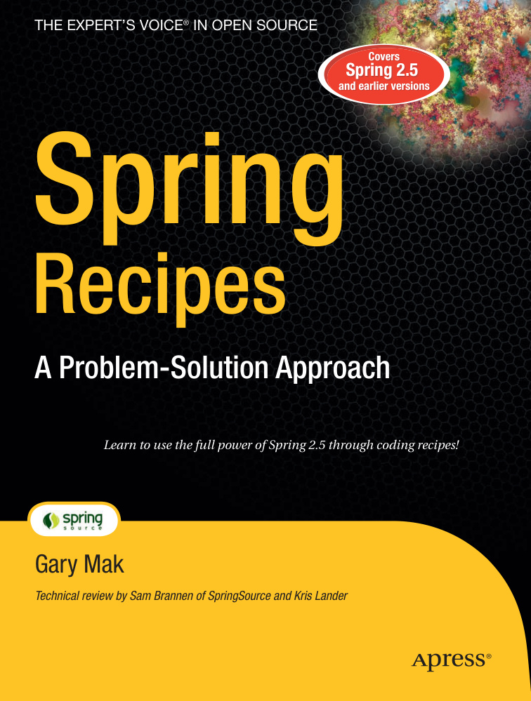 Spring Recipes PDF Download – Gary Mak