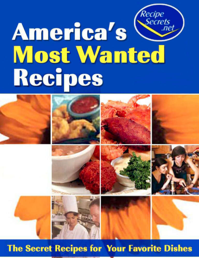 68b0d9167dc20 recipe secrets net americas most wanted recipes Kitap Kapağı