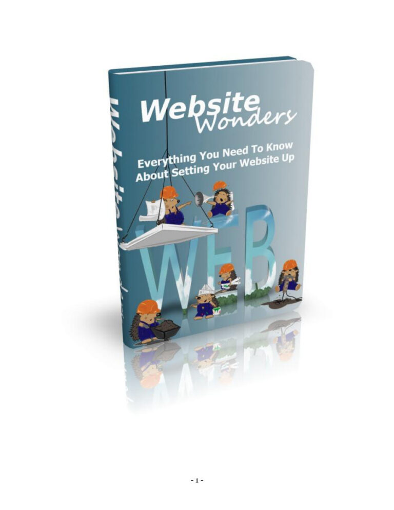 Website Wonders PDF Download – Unknown Author