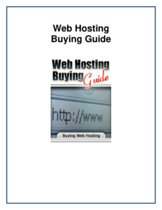 68b1831182d91 web hosting buying guide Kitap Kapağı