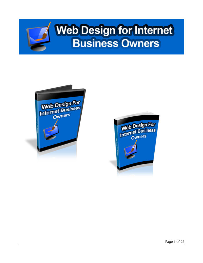 Web Design for Internet Business Owners PDF Download – Unknown Author