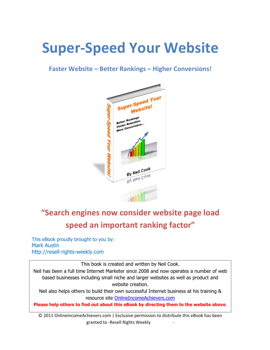Super Speed Your Website PDF Download