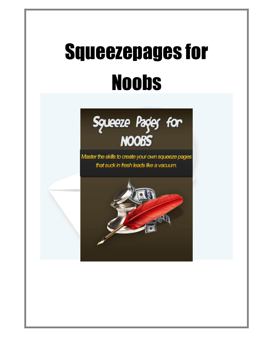 Squeeze Pages for Noobs PDF Download