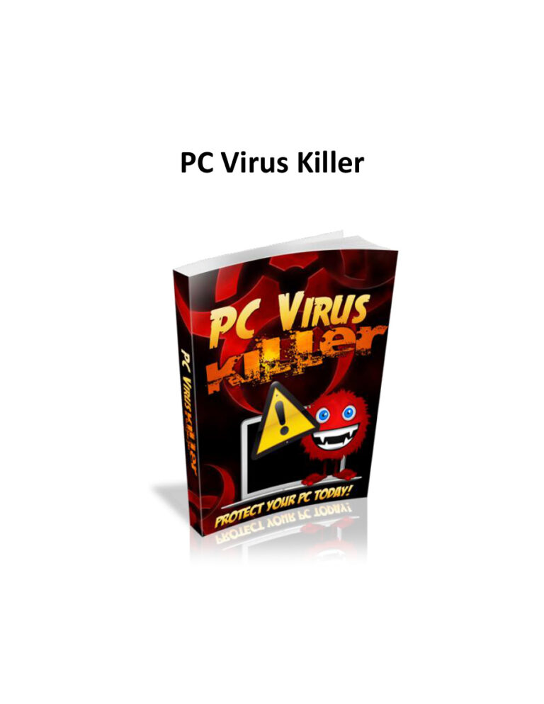PC Virus Killer PDF Download – Unknown Author