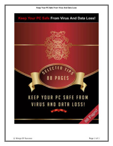 68b2b0c40c353 keep your pc safe from virus and data loss Kitap Kapağı