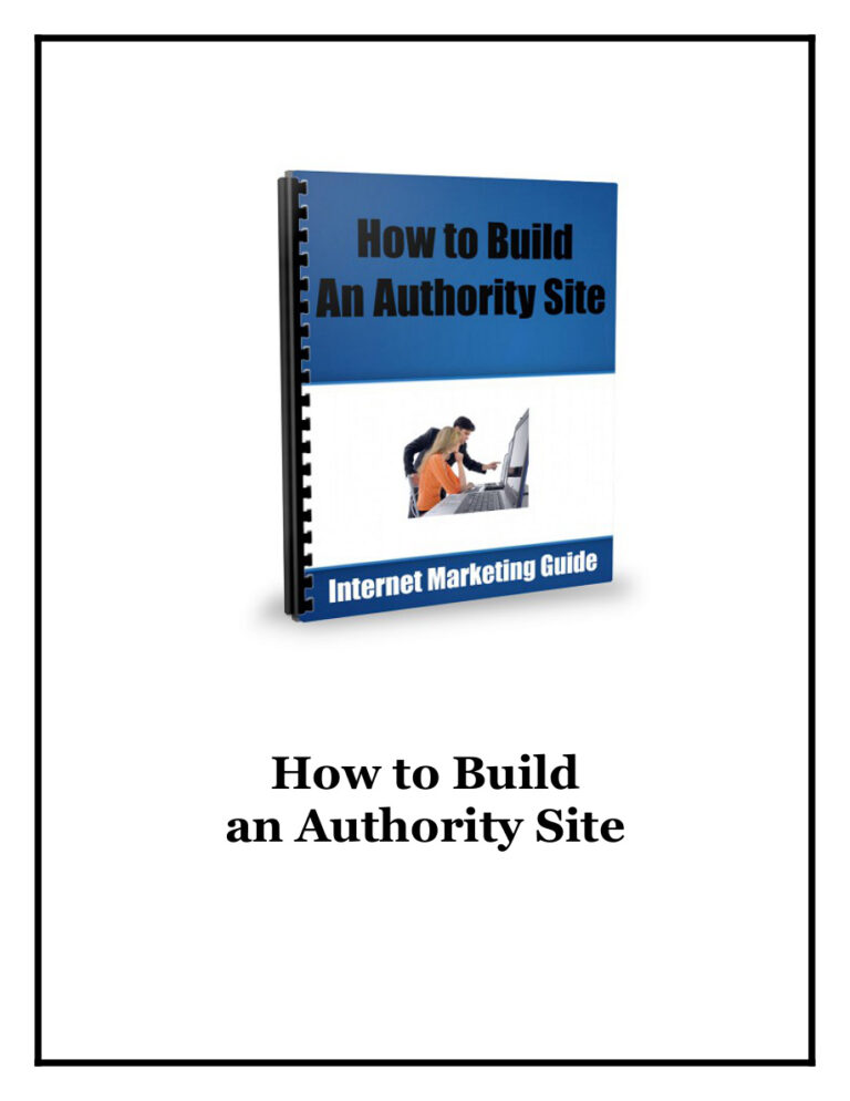 How to Build an Authority Site PDF Download – Unknown Author