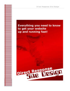 68b2e9fce4848 direct response site design everything you need to know to get your website up and running fast Kitap Kapağı