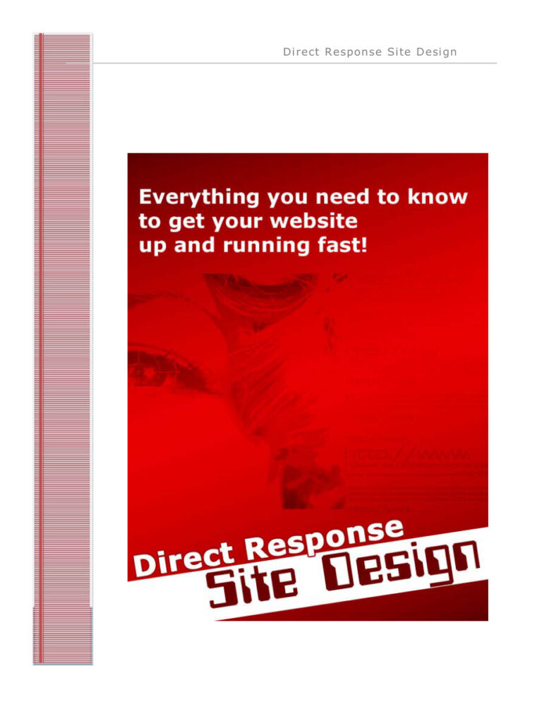 Direct Response Site Design PDF Download – Unknown Author