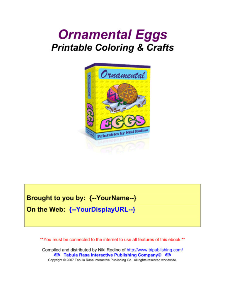 Ornamental Eggs PDF Download – Unknown Author