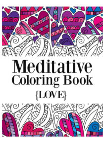 68b459da620c4 meditative coloring book on love Kitap Kapağı