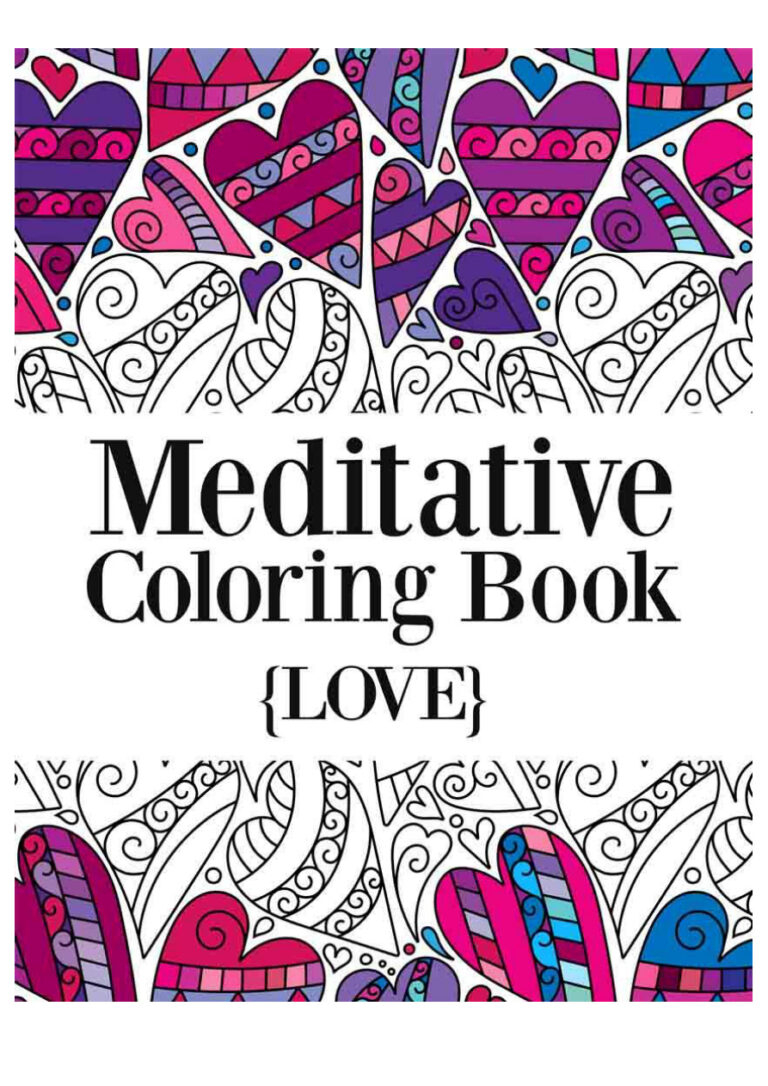 Meditative Coloring Book on Love PDF Download – Unknown Author