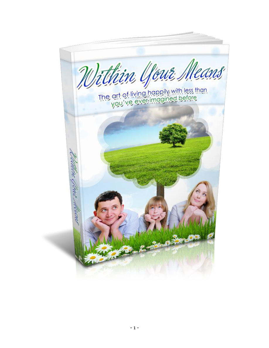 Within Your Means PDF Download