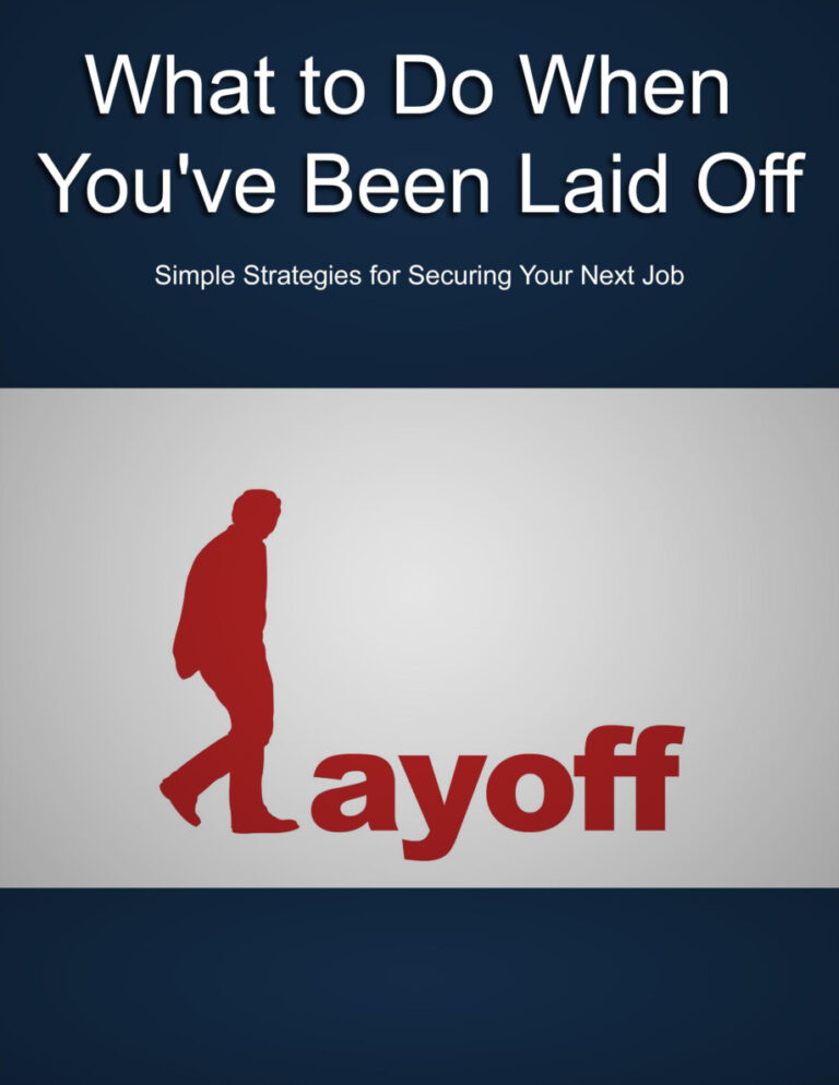 What to Do When You Are Laid Off PDF Download – Unknown Author