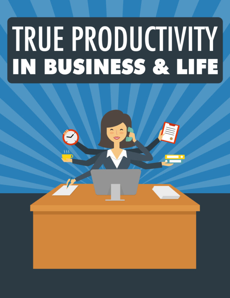 True Productivity in Business and Life PDF Download – Unknown Author