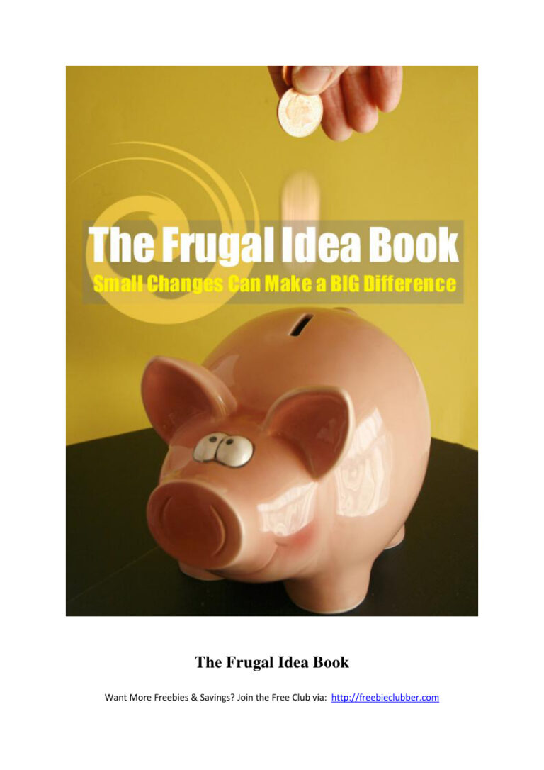 68b57deac3036 the frugal idea book small changes can make a big difference Kitap Kapağı