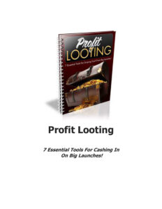 68b67e054771f profit looting 7 essential tools for cashing in on big launches Kitap Kapağı