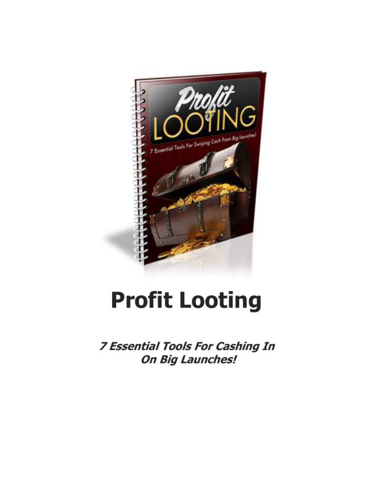Profit Looting PDF Download – Unknown Author