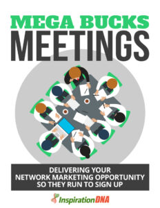68b748c7e8dcd mega bucks meetings delivering your network marketing opportunity so they run to sign up Kitap Kapağı