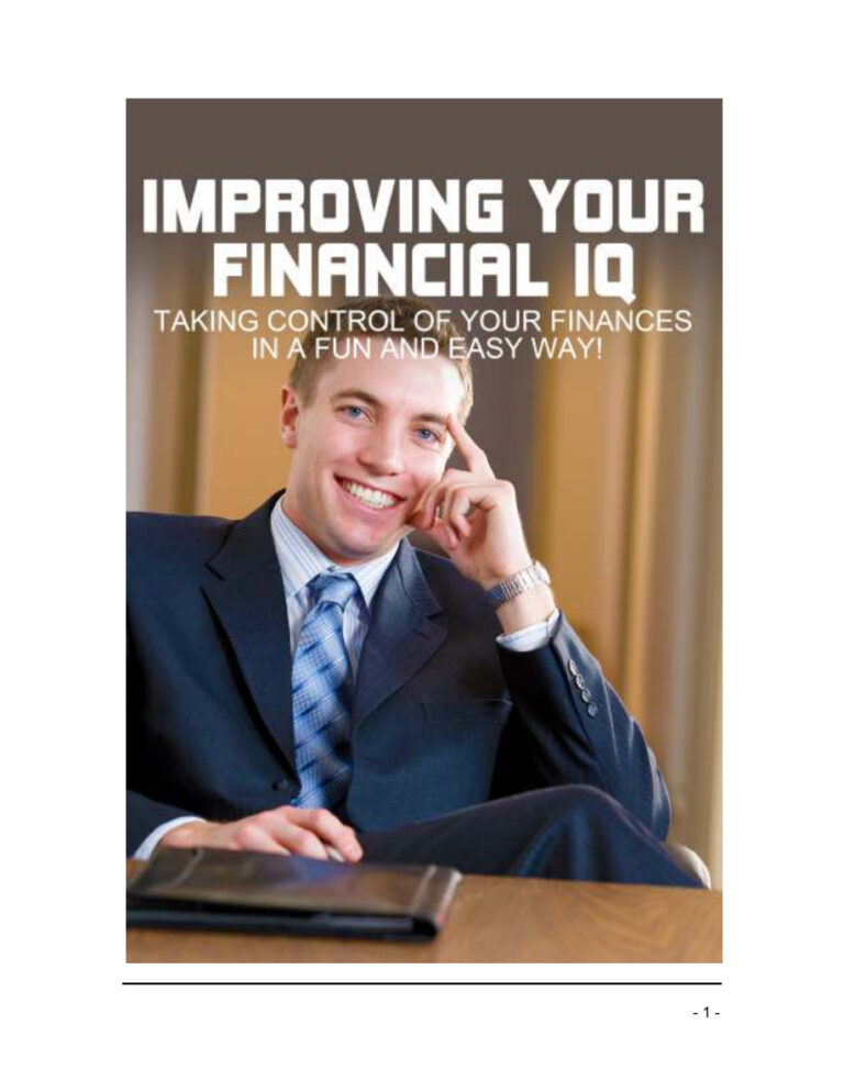 68b774143ded0 improving your financial iq taking control of your finances in a fun and easy way Kitap Kapağı
