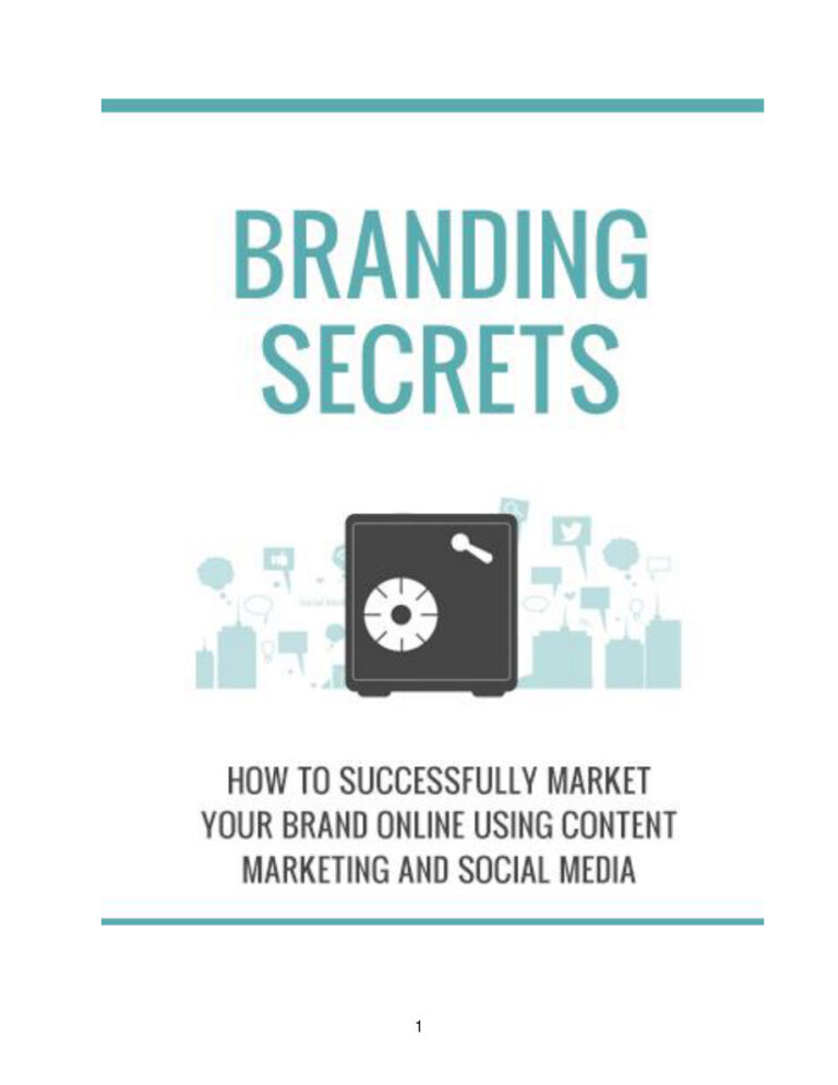 Branding Secrets PDF Download – Unknown Author