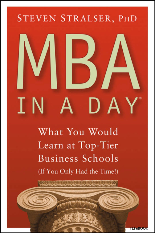 MBA in a Day PDF Download – Steven Stralser