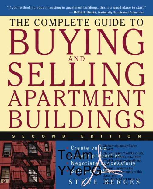 The Complete Guide to Buying and Selling Apartment Buildings PDF Download – Unknown Author