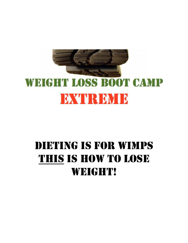 Weight Loss Boot Camp PDF Download – Unknown Author