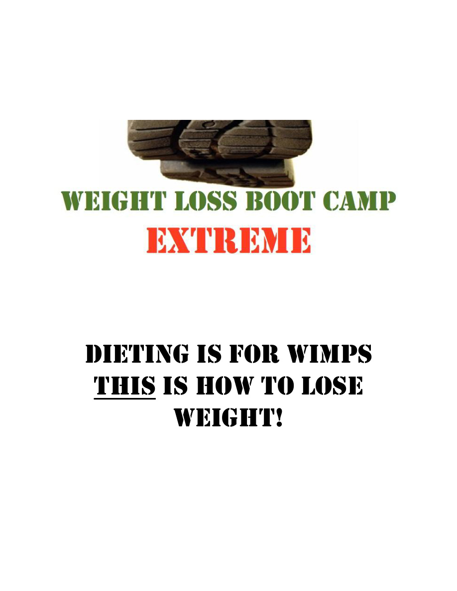 Weight Loss Boot Camp PDF Download