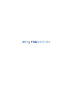 68bd234a89bd3 using video on your websites using video online Kitap Kapağı