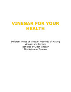 68bd29a07a9cc vinegar for your health Kitap Kapağı