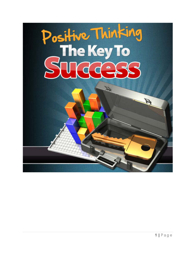 Positive Thinking: The Key to Success PDF Download – Unknown Author