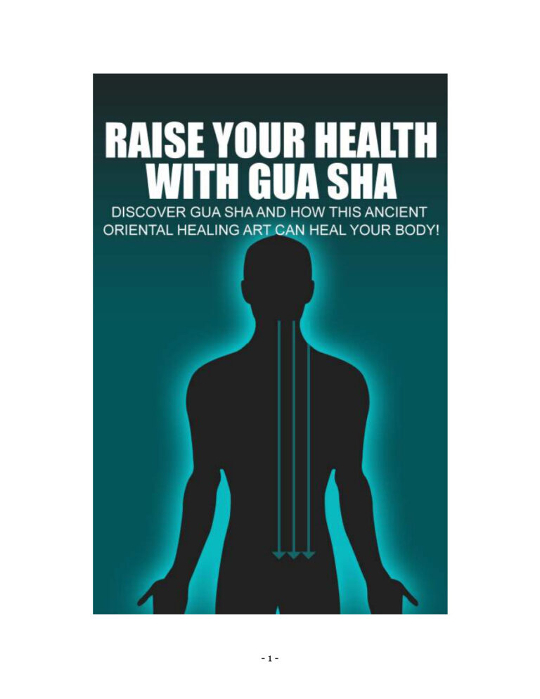 Raise Your Health with Gua Sha PDF Download – Unknown Author