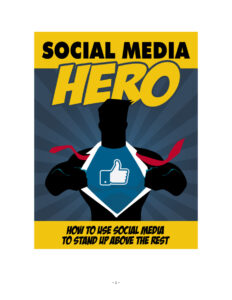 68c45a3317889 social media hero how to use social media to stand up above the rest Kitap Kapağı