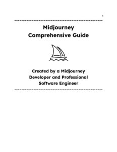 68c4654e77fe7 midjourney comprehensive guide created by a midjourney developer and professional software engineer Kitap Kapağı