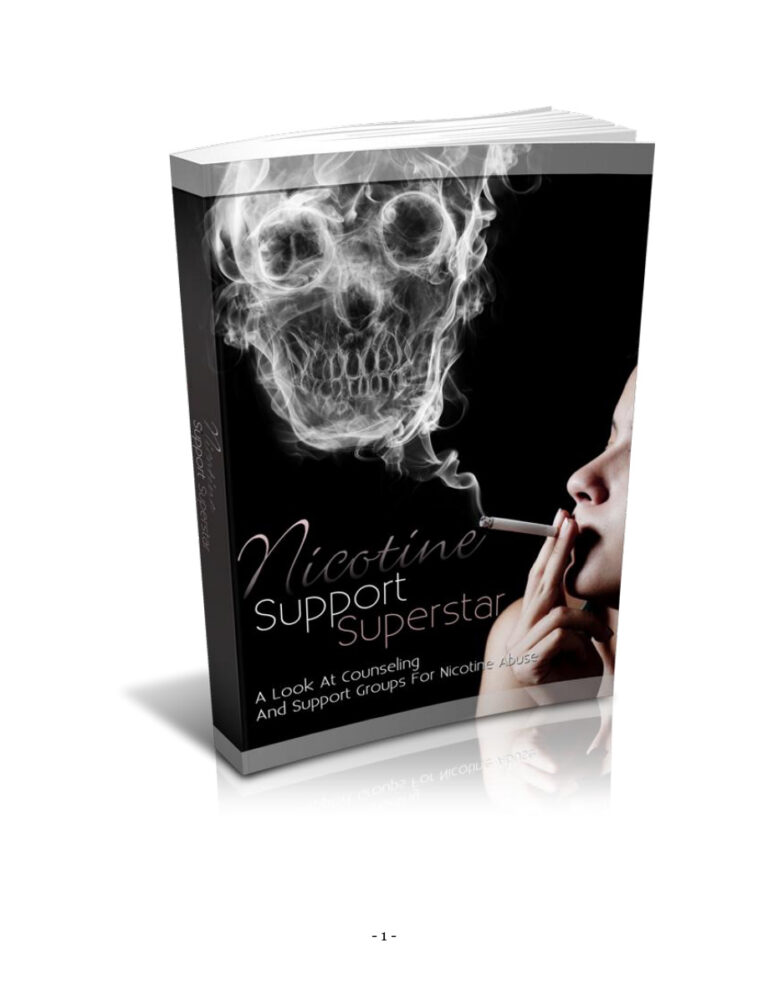 Nicotine Support Superstar PDF Download – Unknown Author
