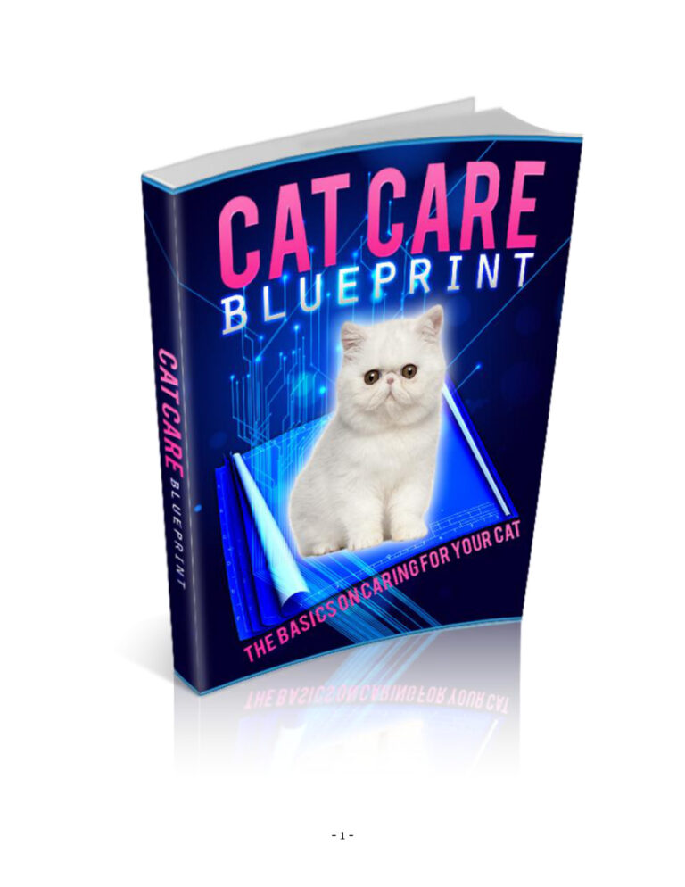 68cae4848feef cat care blueprint the basics on caring for your cat Kitap Kapağı