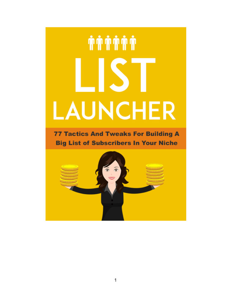 List Launcher PDF Download – Unknown Author