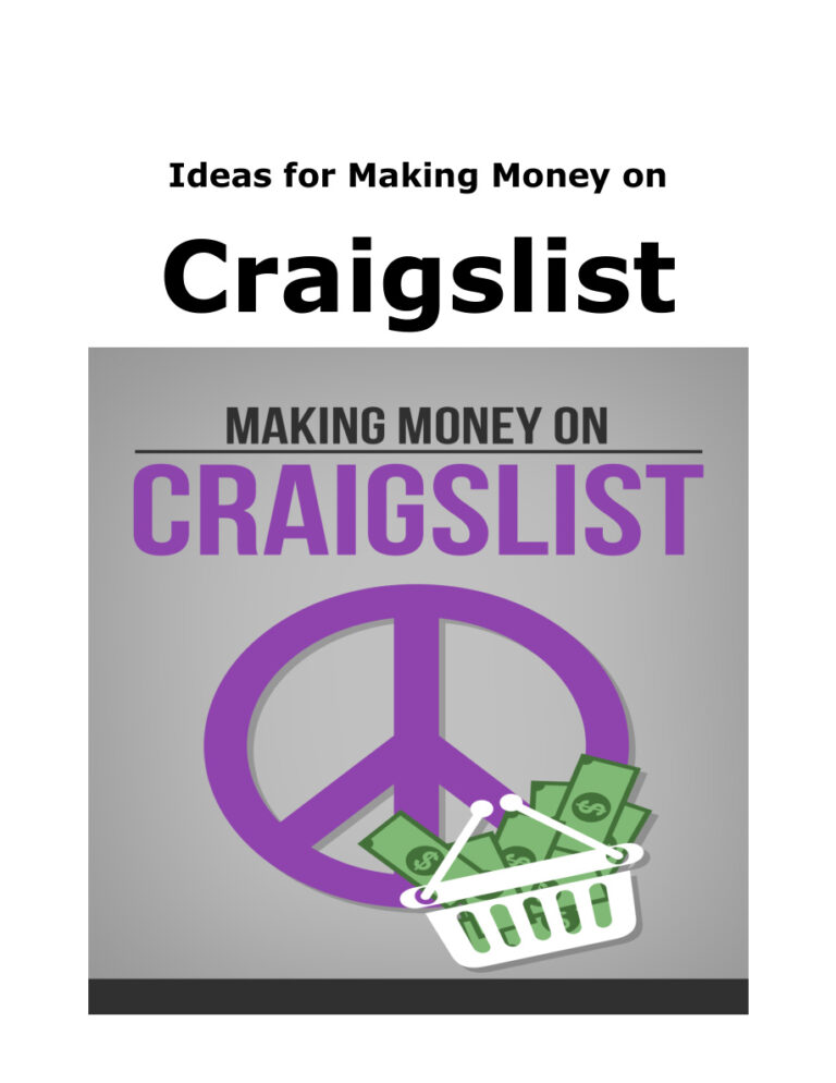 Make Money on Craigslist PDF Download – Unknown Author