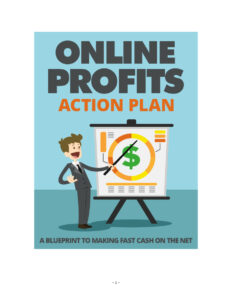 68d2279a5deeb online profits action plan a blueprint to making fast cash on the net Kitap Kapağı