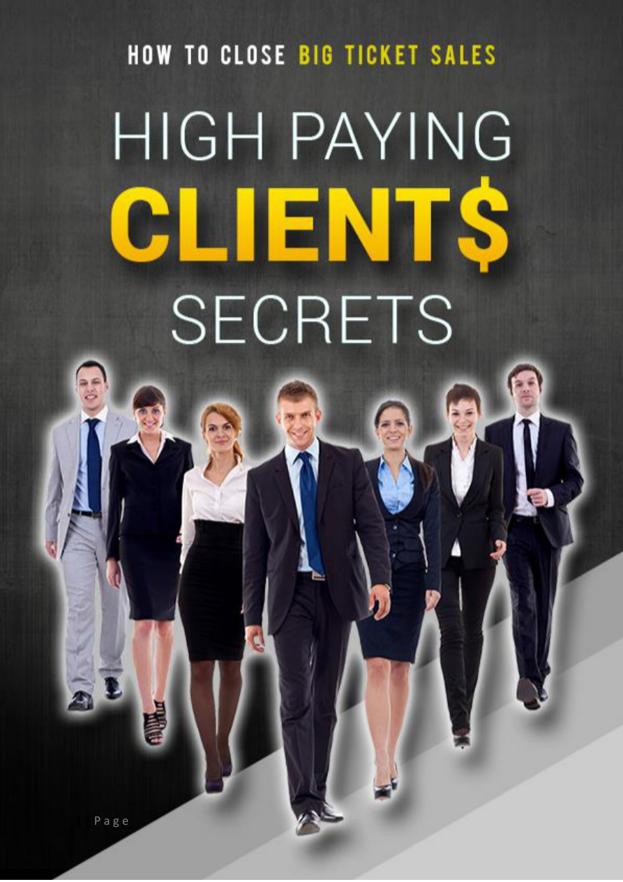 High Ticket Client Secrets PDF Download