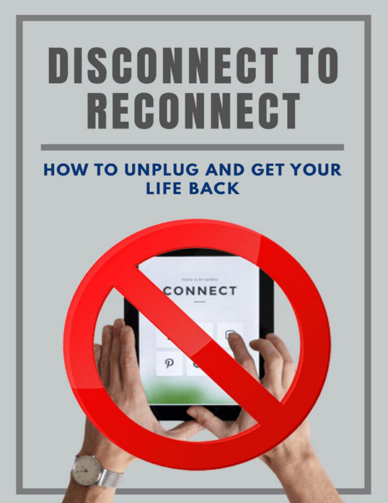Disconnect to Reconnect PDF Download – Unknown Author