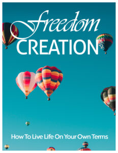 68d5669c72e63 freedom creation how to live life on your own terms Kitap Kapağı