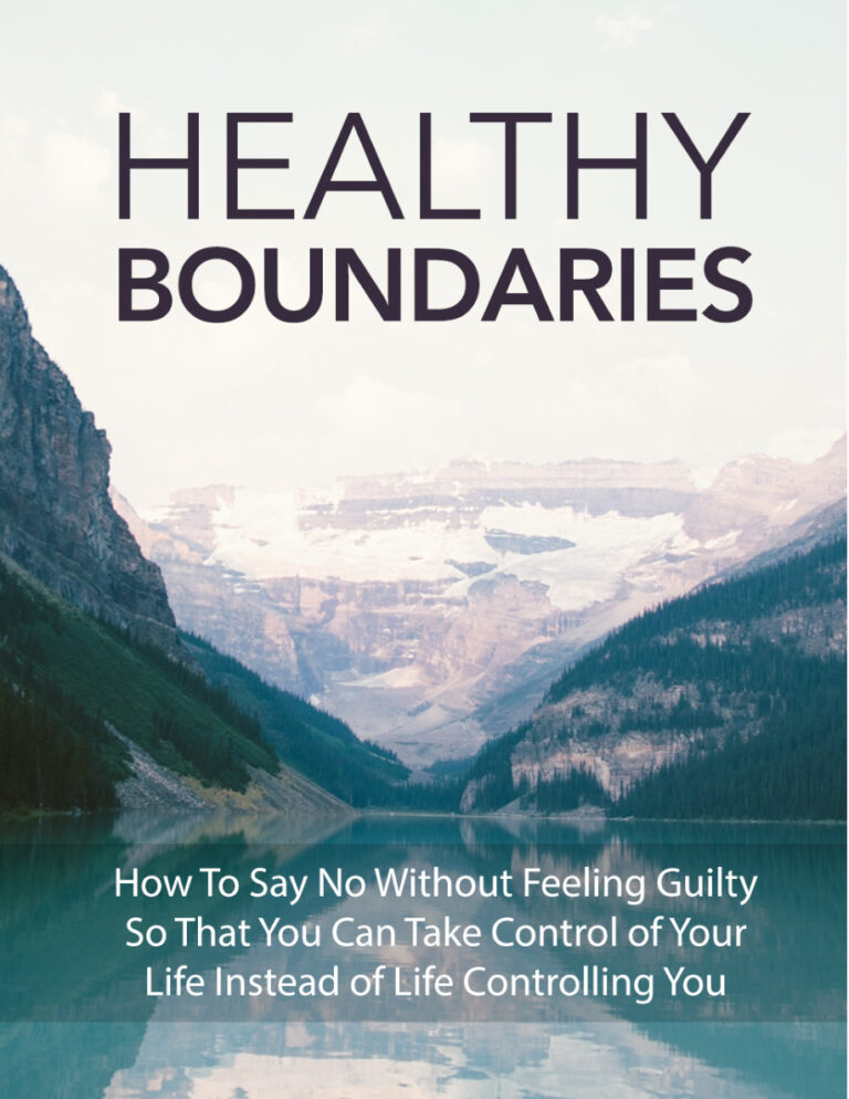 Healthy Boundaries PDF Download – Unknown Author