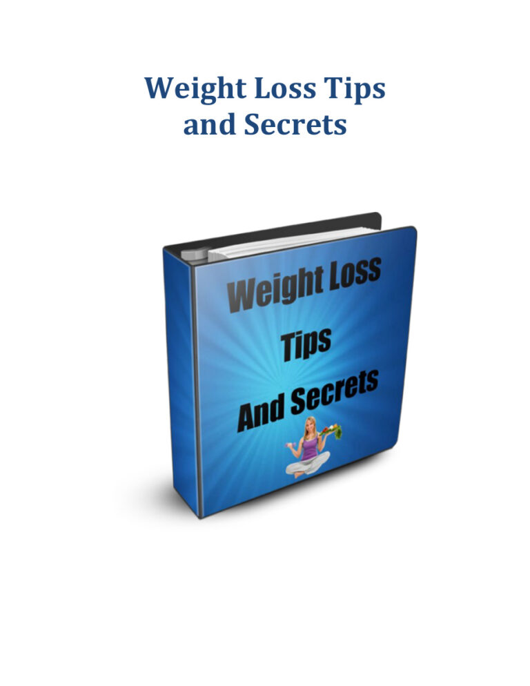 Weight Loss Tips and Secrets PDF Download – Unknown Author
