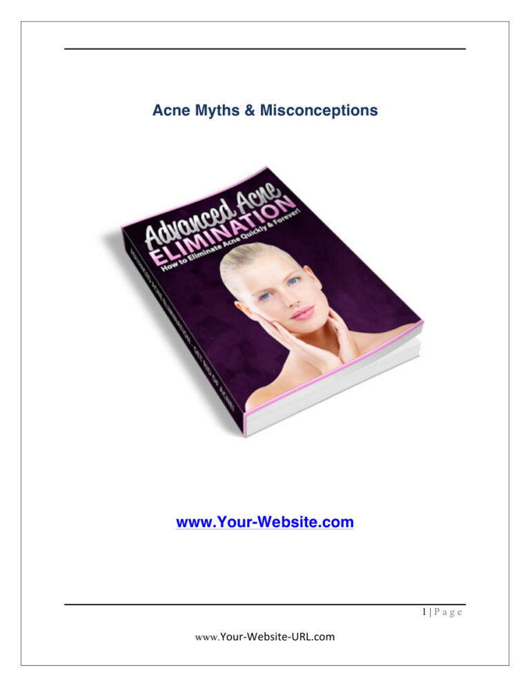 Truth About Acne PDF Download – Unknown Author